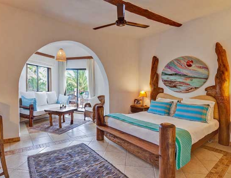 Original Spirit of Kenya route map: Afrochic Diani Beach by Elewana